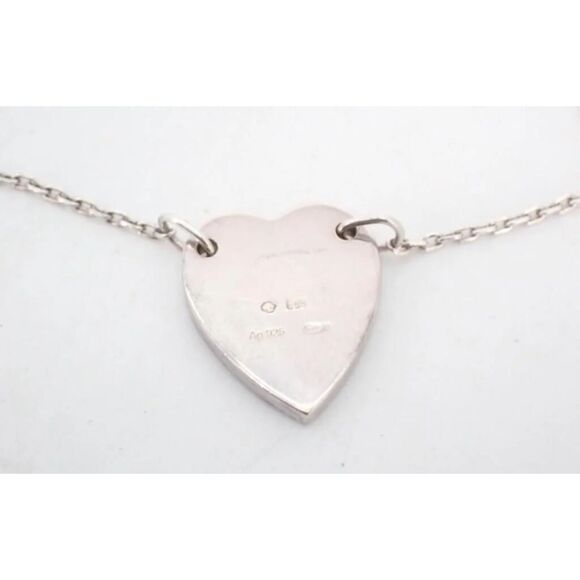 Gucci Heart Silver Bracelet with Box and Jewelry Bag - Picture 4 of 4